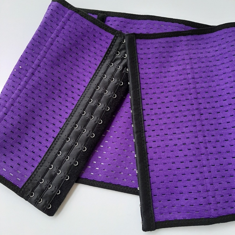 Purple Waist Trainer Corset Shapewear for Women, Sz XS- XL